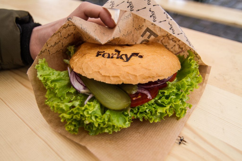 Forkys Burger Vegánske hody Trnava