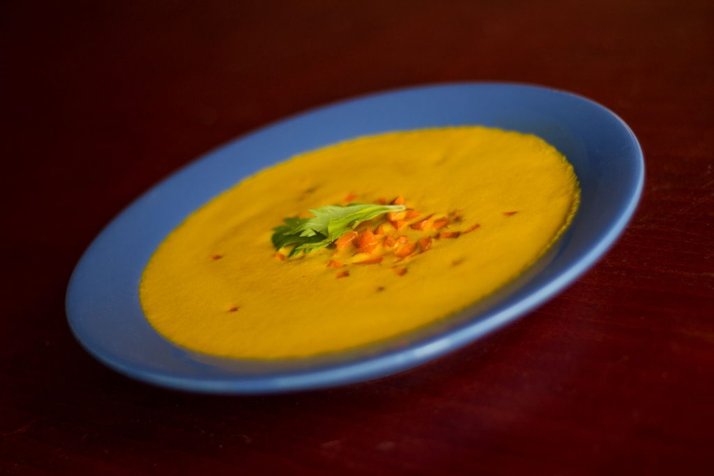 plant based carrot soup recipe